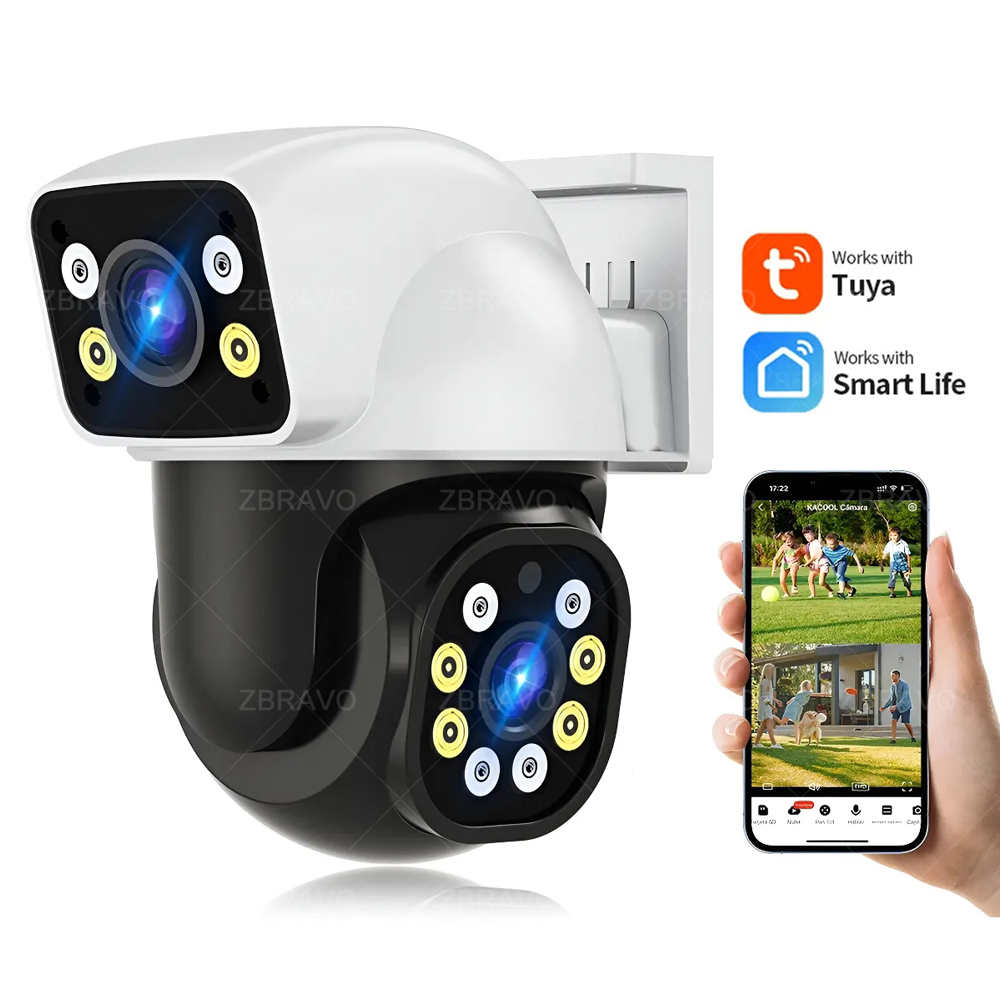 Home Security Wifi Camera - Smartlife 8MP WiFi Tuya Outdoor Camera