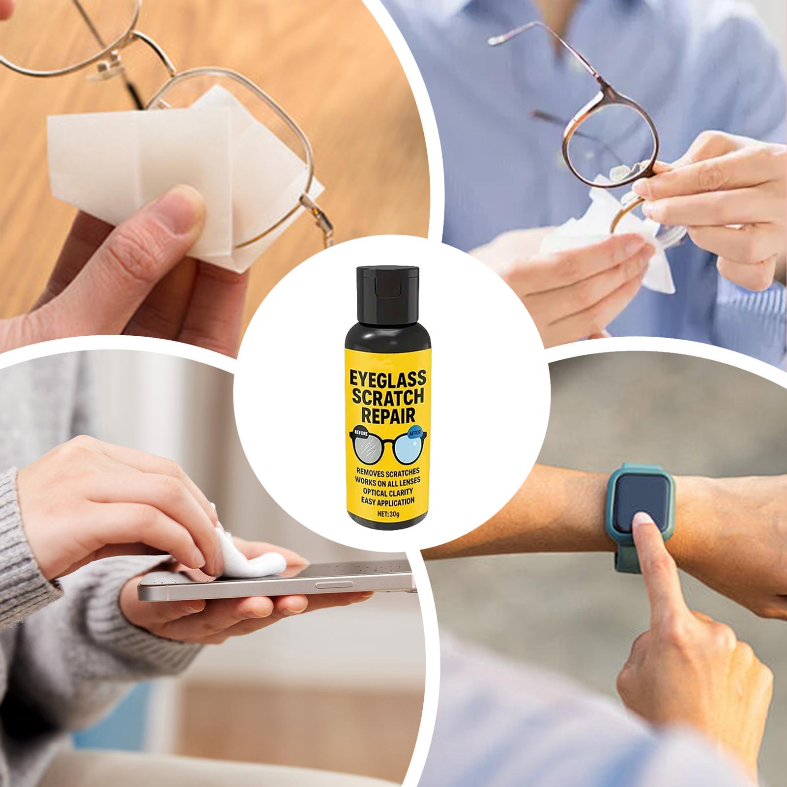 Glass Break Detector - 30g Scratch Remover For Eyeglasses Glasses
