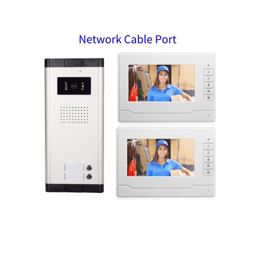 Home Security Cameras Uk - Wired Video Intercom System Network Cable