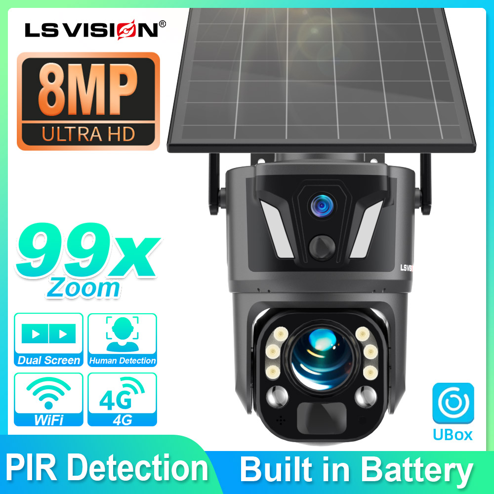 LS VISION 4K 8MP Outdoor Home  - огляд і ціна Home Security Wifi Camera