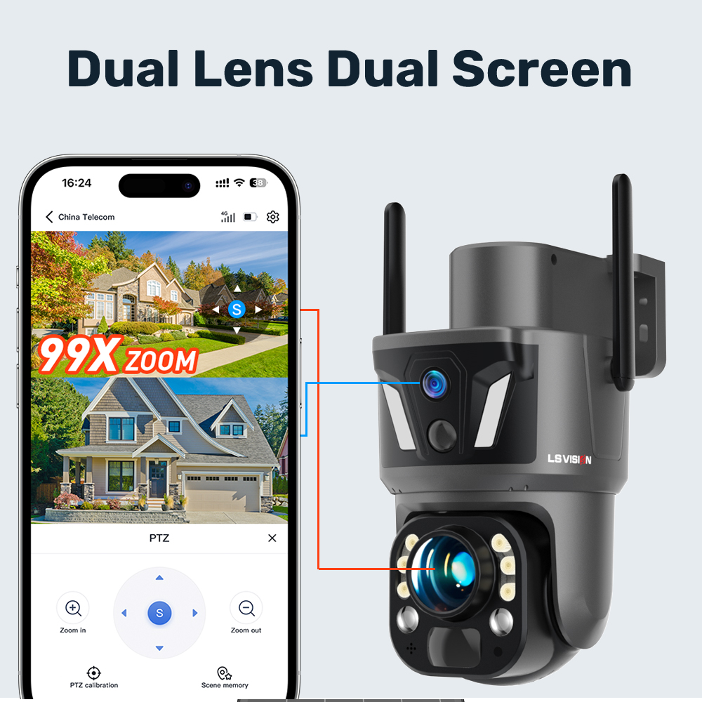 LS VISION 4K 8MP Outdoor Home  - огляд і ціна Home Security Wifi Camera