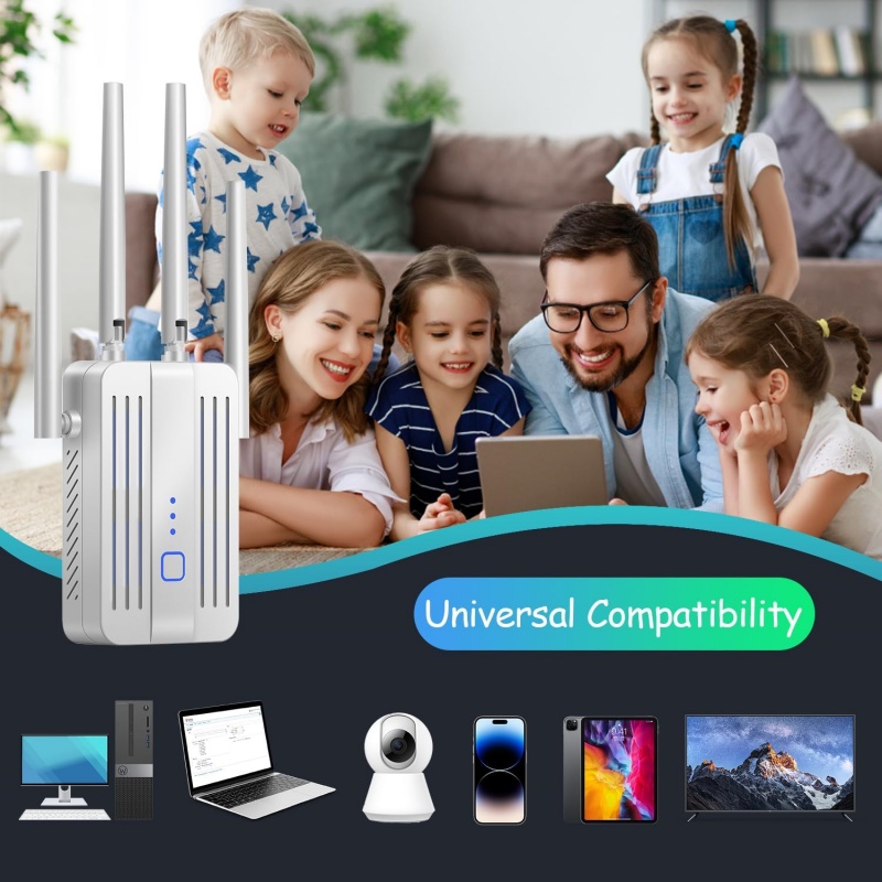 WiFi Repeater 1200Mbps Dual Ba - огляд і ціна Home Security And Internet