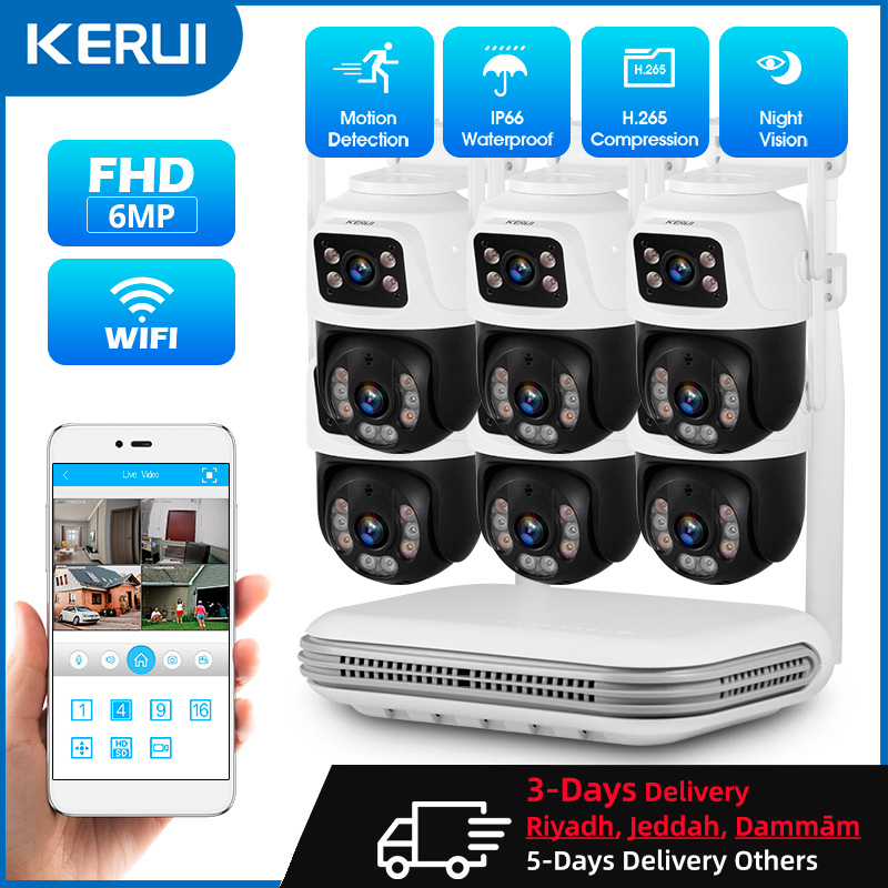 KERUI Waterproof 6MP HD Wirele - огляд і ціна Home Security Kit With Camera