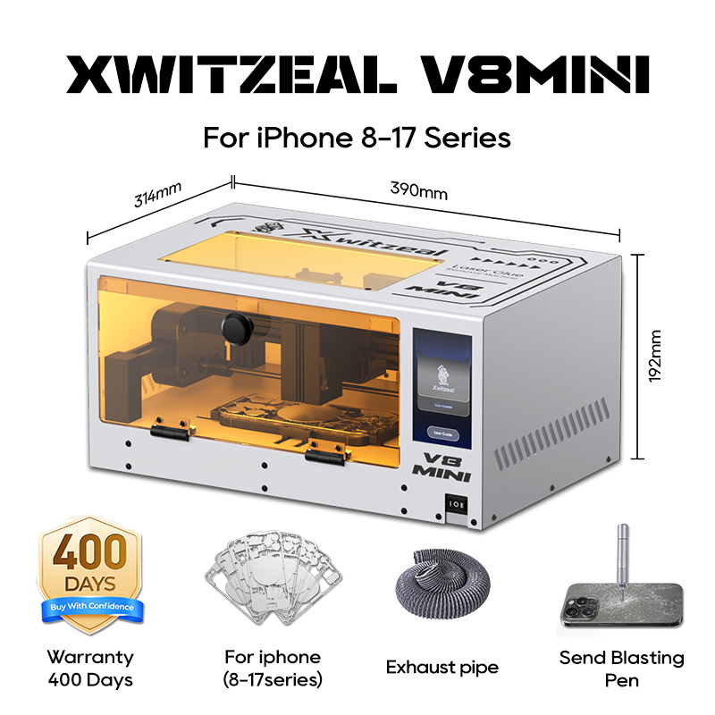 Xwitzeal® V8 MINI Laser Glue R - огляд і ціна Glass Break Detector
