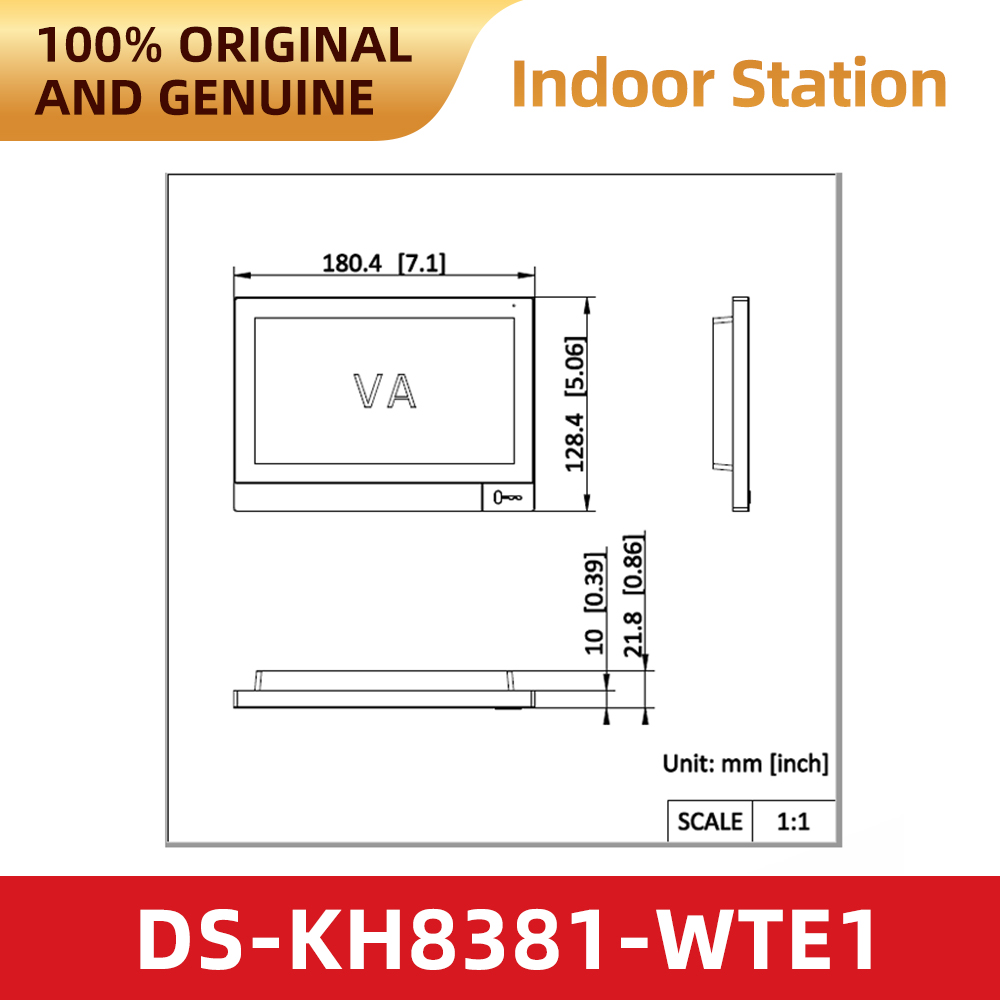 Hikvision DS-KH8381-WTE1 7 Inc - огляд і ціна Home Security System Hikvision
