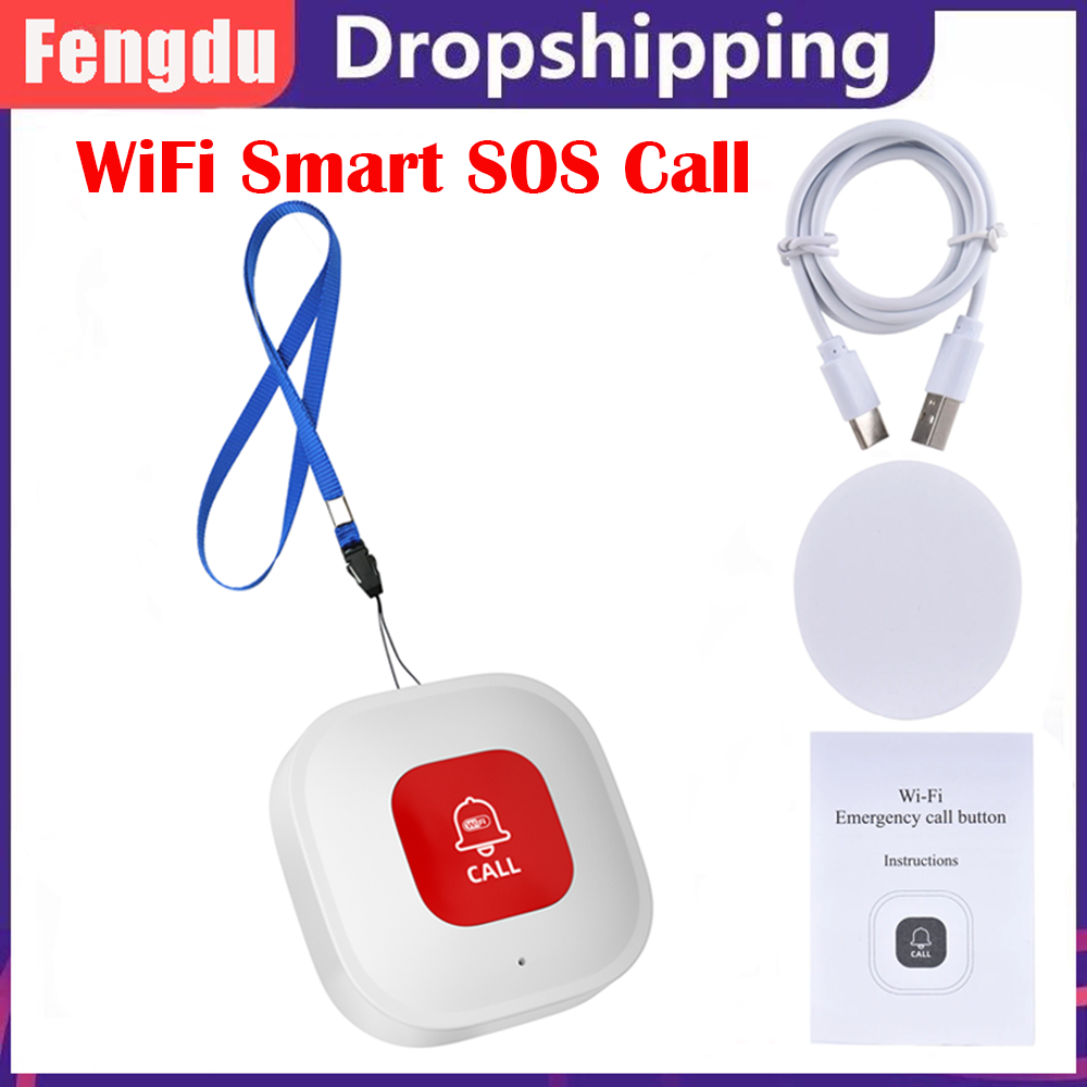 Emergency Alarm WiFi Smart But - огляд і ціна Home Security For Seniors