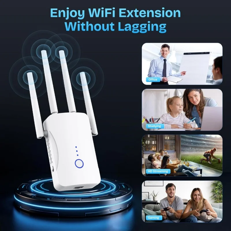 1200Mbps Dual Band WiFi Repeat - огляд і ціна Home Security And Internet