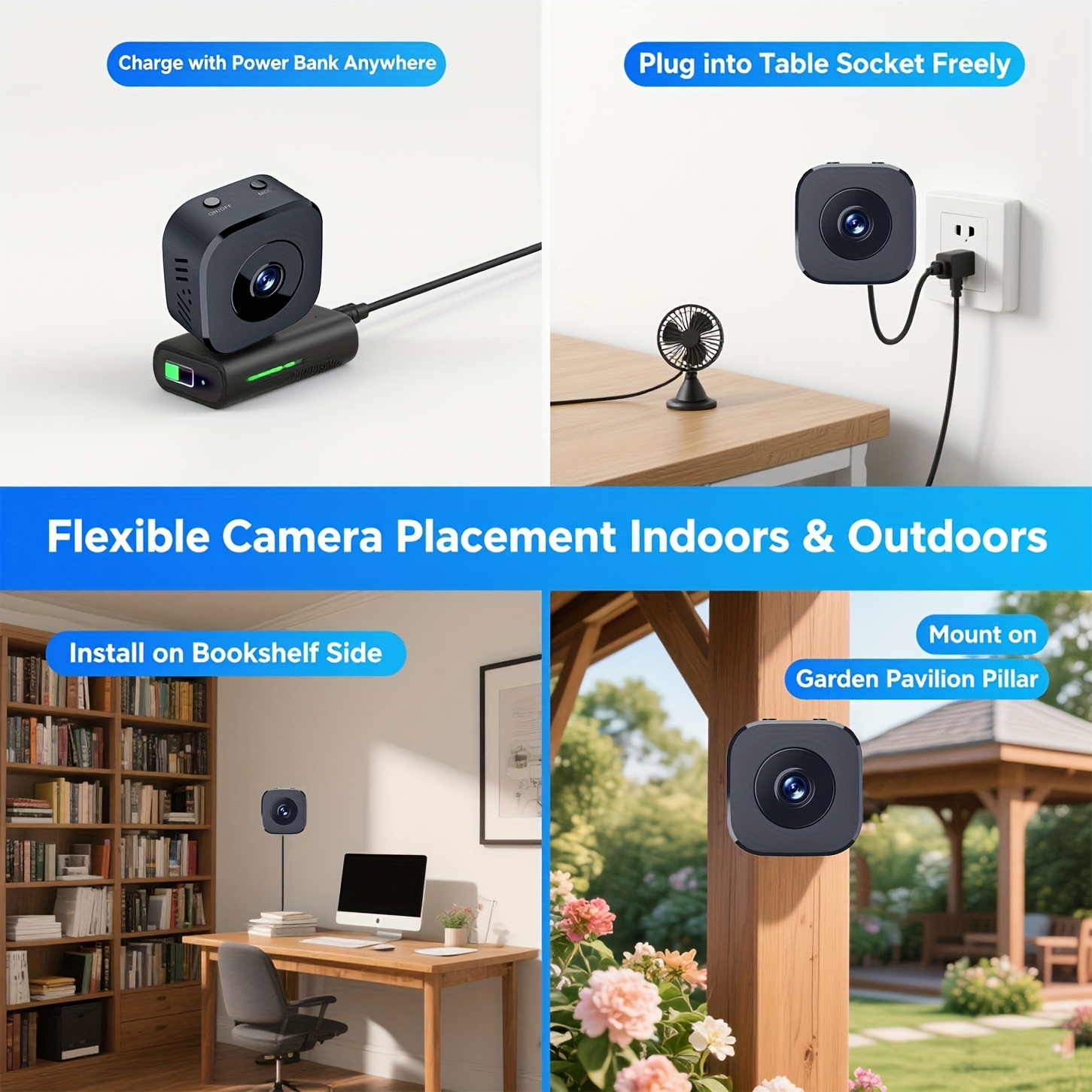 1080P HD Mini WiFi Camera Indo - огляд і ціна Home Security Wifi Camera