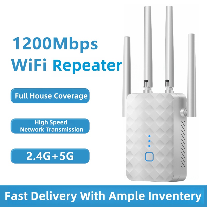 1200Mbps WiFi Repeater Dual Ba - огляд і ціна Home Security And Internet
