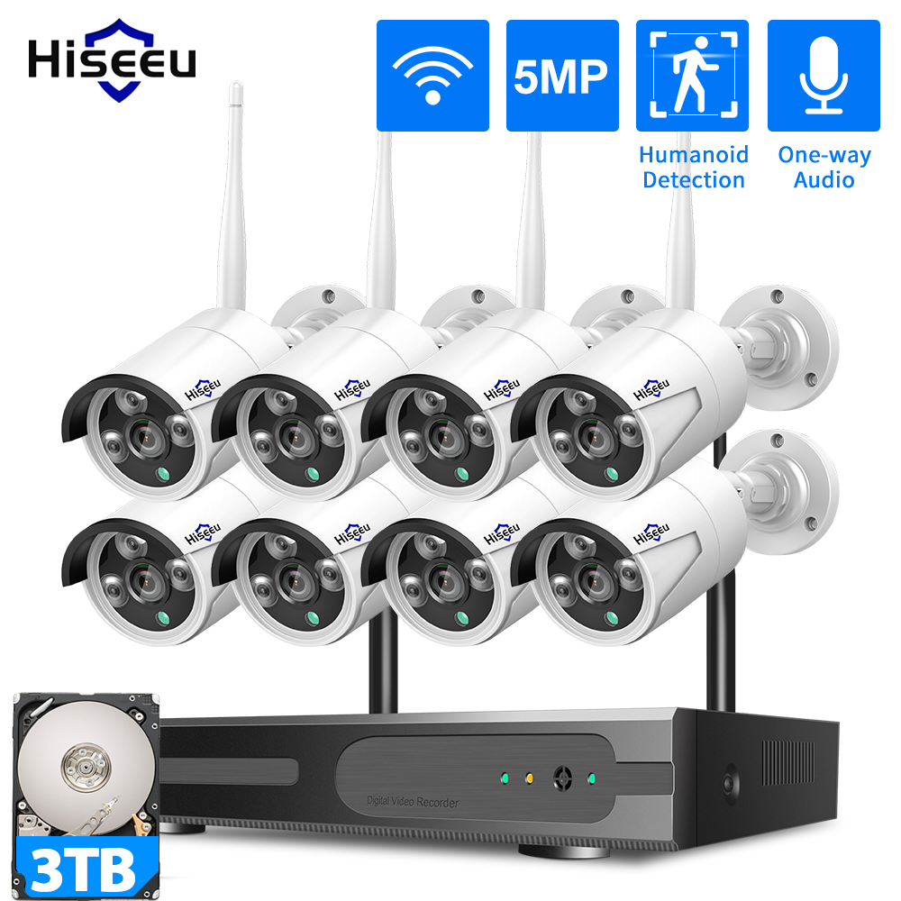 Hiseeu 3/5/8MP WiFi CCTV Camer - огляд і ціна Home Security Wifi Camera