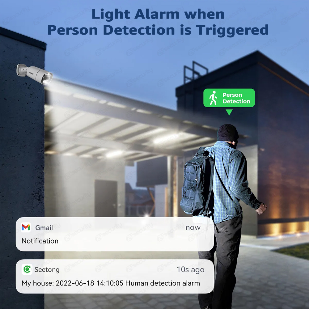 4K PoE Security Camera System  - огляд і ціна Home Security Kit With Camera