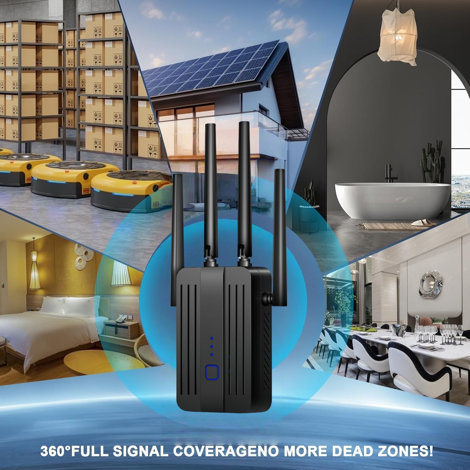 WiFi Repeater Extender 1200Mbp - огляд і ціна Home Security And Internet