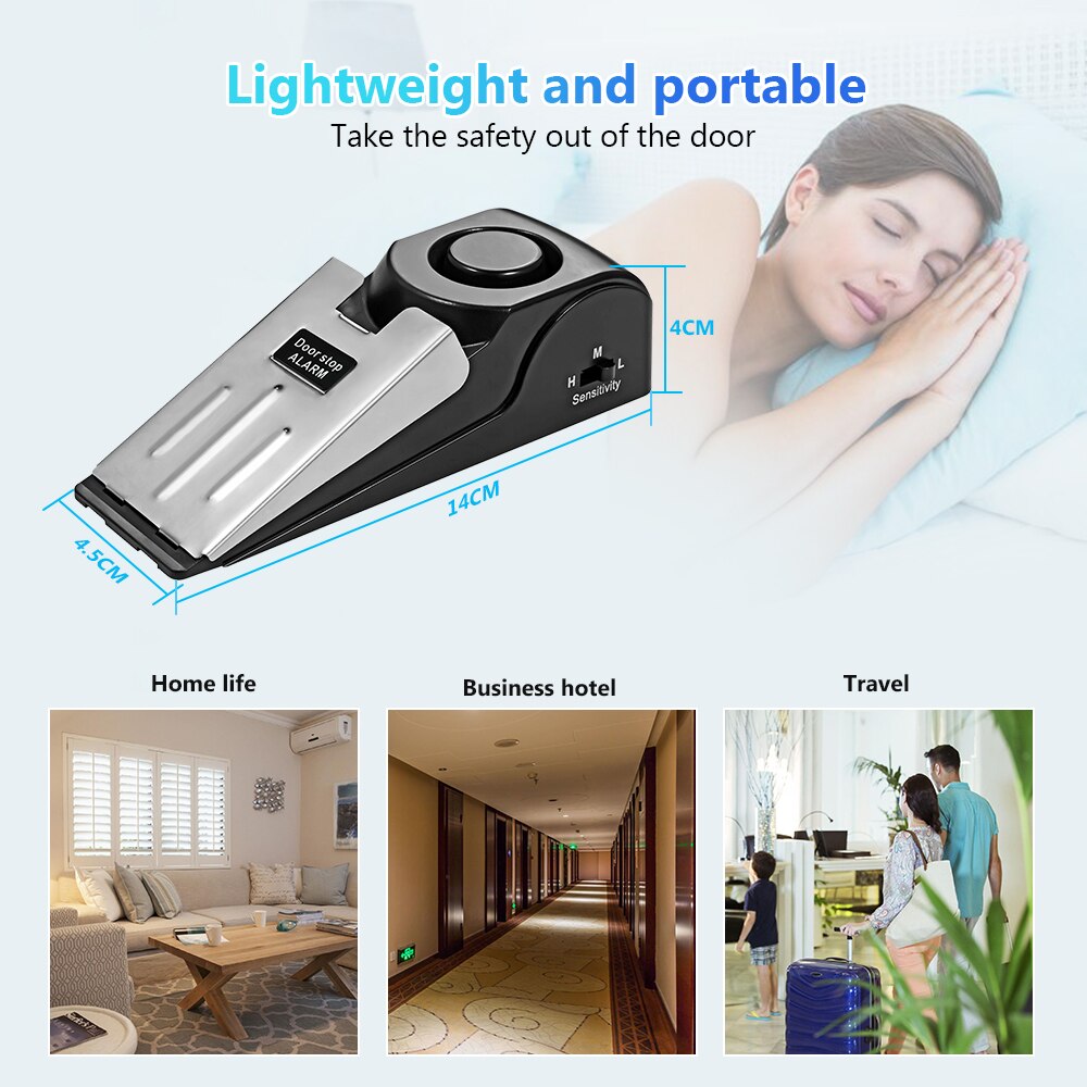Wireless Door Stop Alarm Syste - огляд і ціна Home Security Systems Wireless