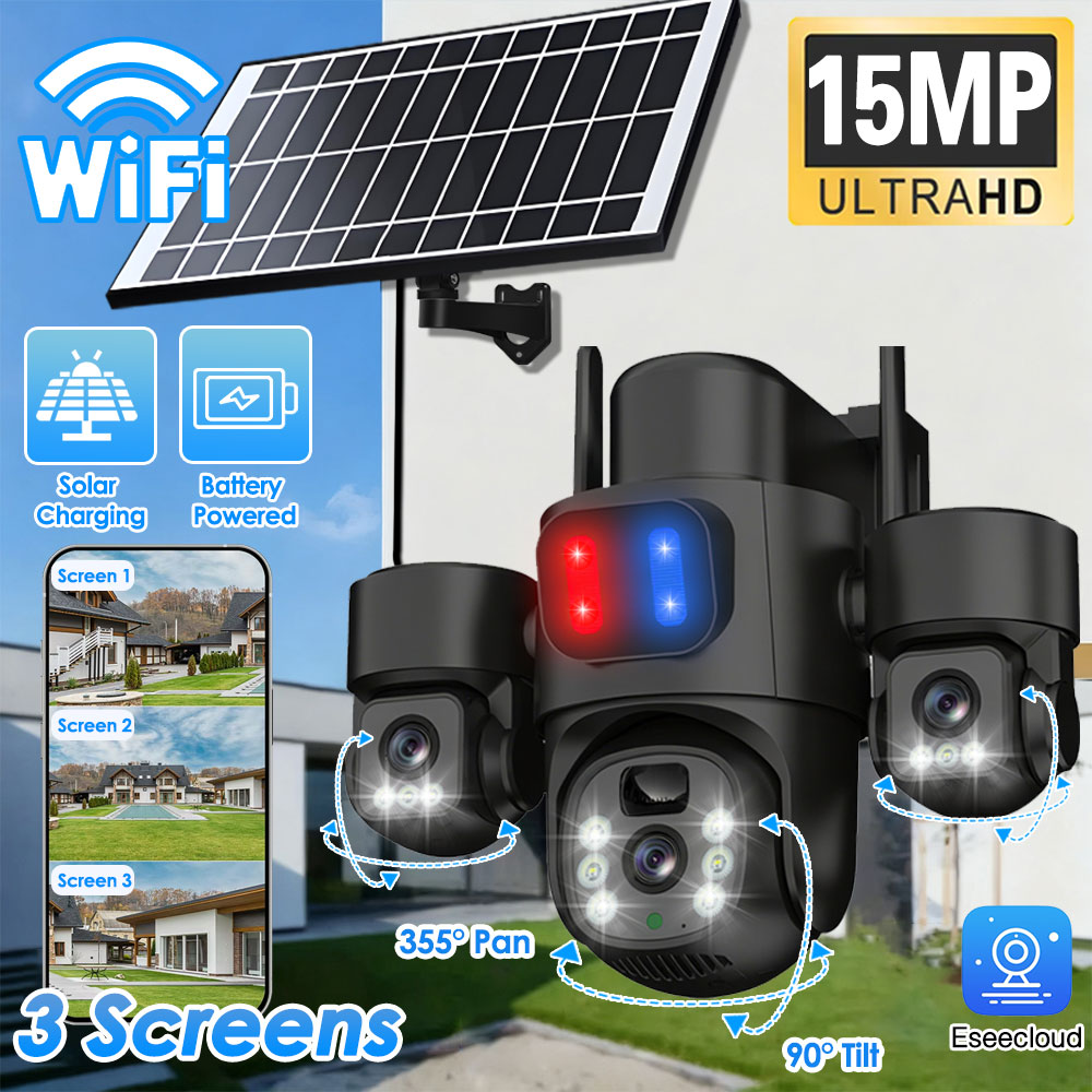 WIFI Solar PTZ Camera Outdoor  - огляд і ціна Home Security Wifi Camera