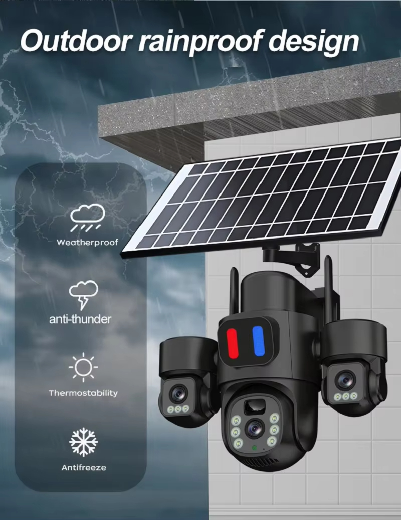 WIFI Solar PTZ Camera Outdoor  - огляд і ціна Home Security Wifi Camera