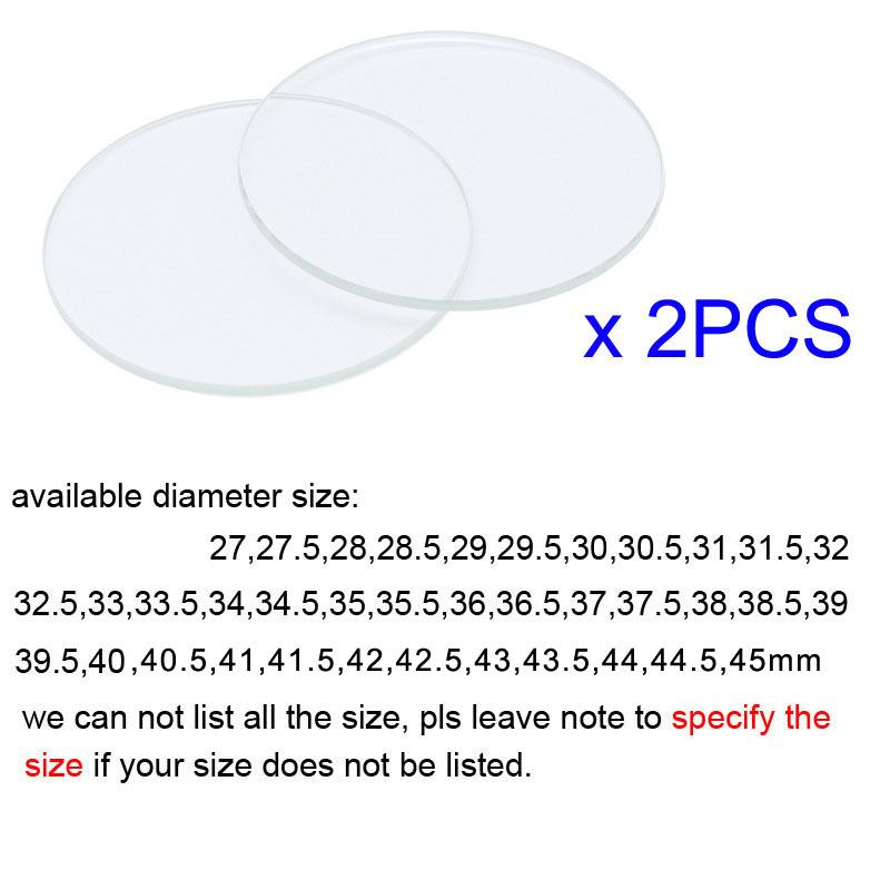 2PCS Mineral Watch Glass 3.0mm - огляд і ціна Glass Break Detector