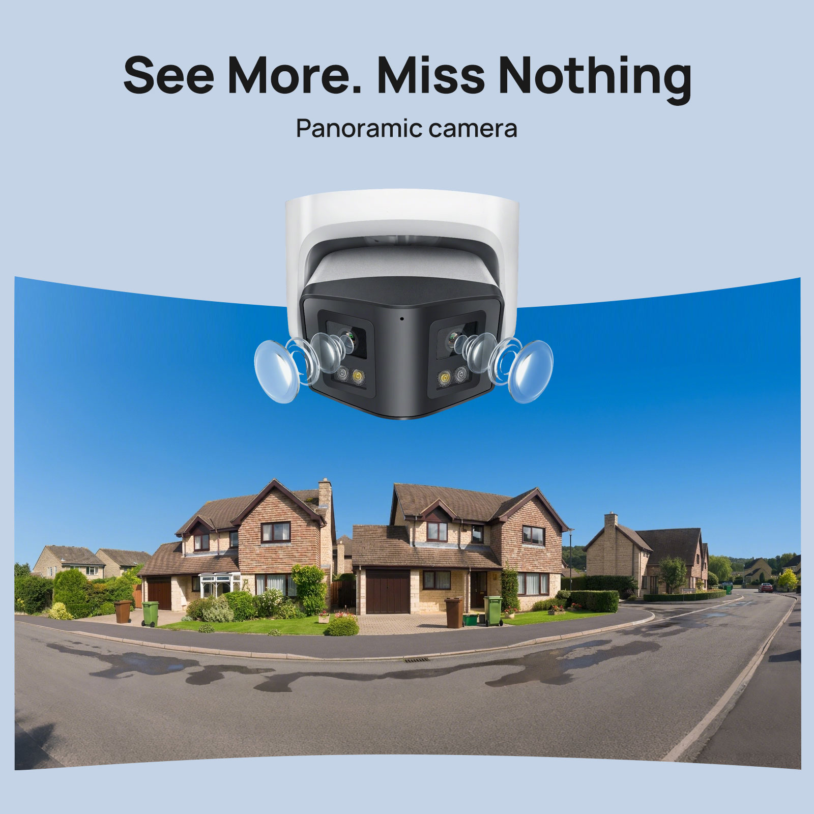 Vikylin 4MP Panoramic Dual Len - огляд і ціна Home Security System Hikvision